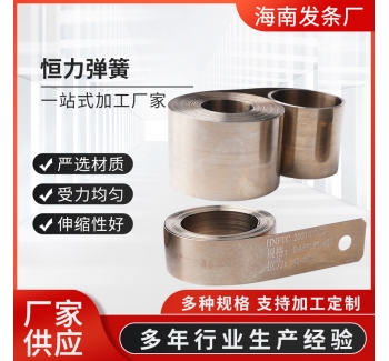 廠家生產恒力彈簧系列吸塵器卷線器卷簧保險帶收卷簧