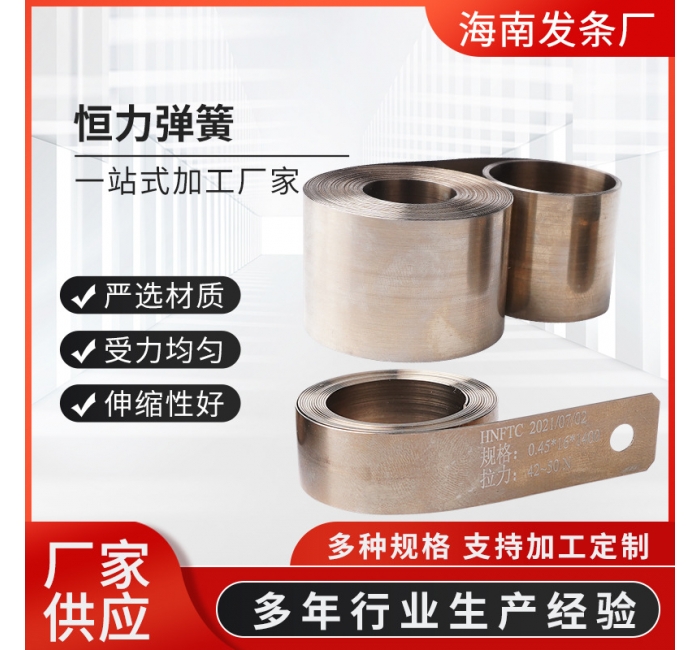 廠家生產恒力彈簧系列吸塵器卷線器卷簧保險帶收卷簧